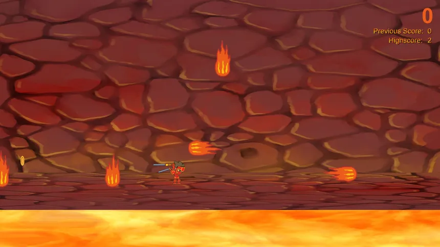 Скриншот 2 к игре PyroNinja: Fire Dodge