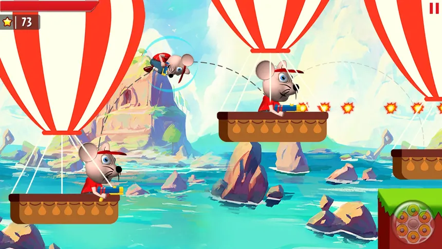 Скриншот 2 к игре Mouse Mayhem Shooting &amp; Racing