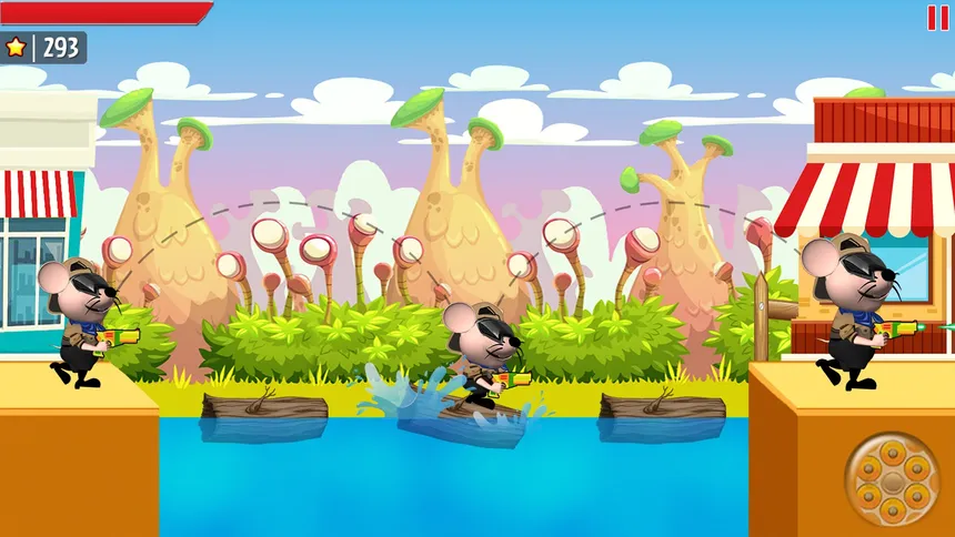 Скриншот 4 к игре Mouse Mayhem Shooting &amp; Racing