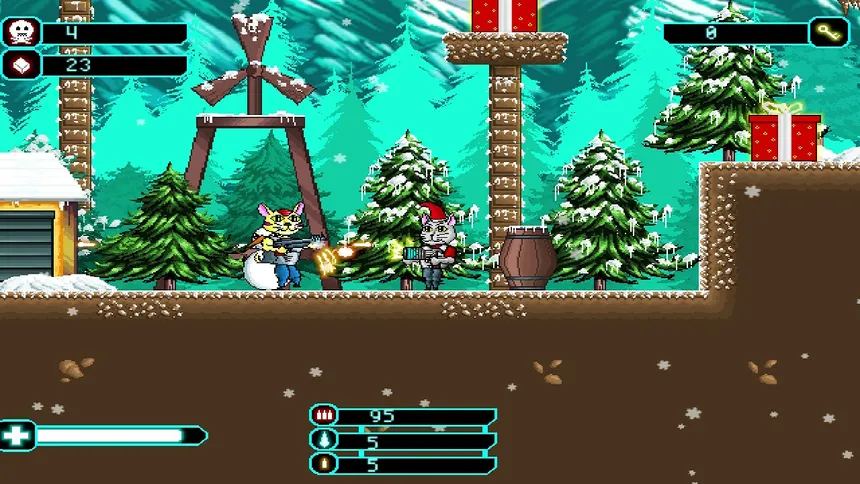 Скриншот 1 к игре Christmas Cats Revenge