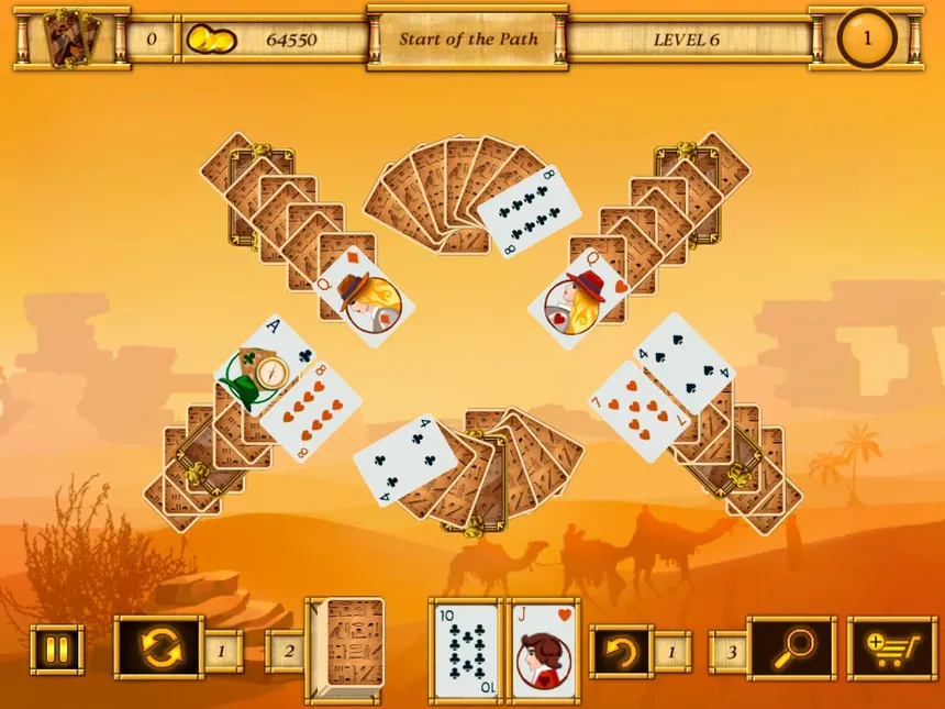 Скриншот 1 к игре Egypt Solitaire. Match 2 Cards