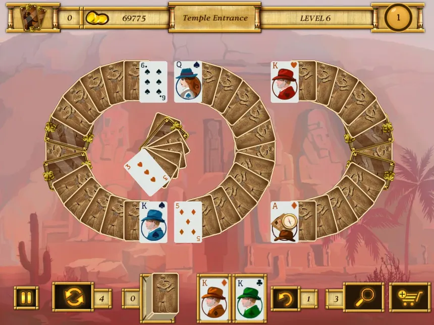Скриншот 3 к игре Egypt Solitaire. Match 2 Cards