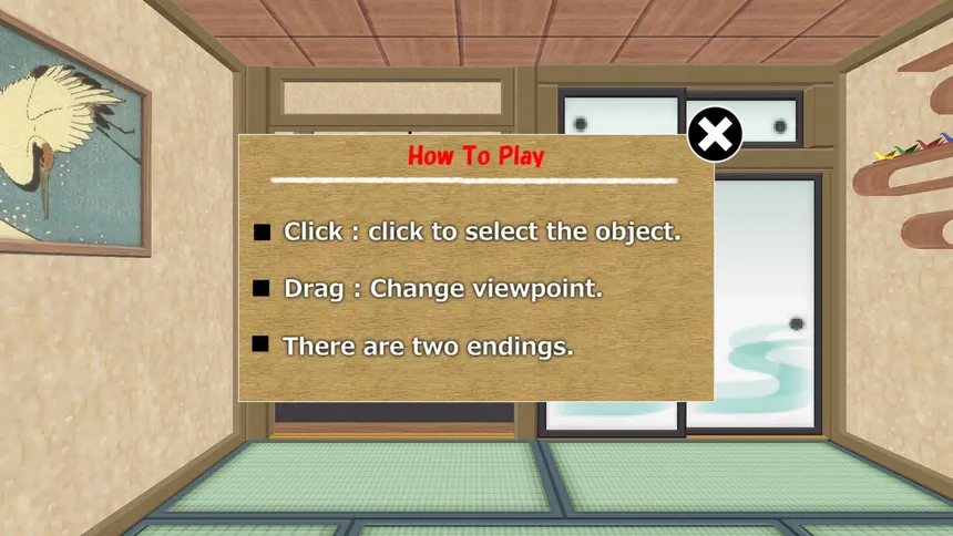 Скриншот 1 к игре Escape the Ninja Room