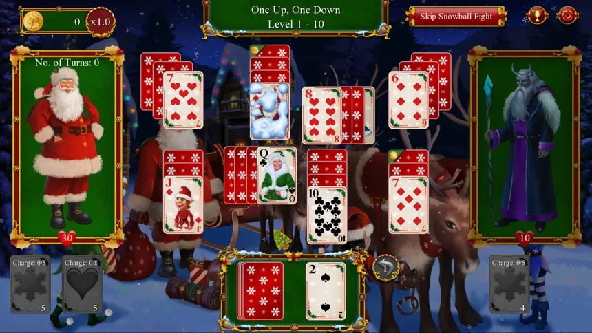 Скриншот 4 к игре Santa's Christmas Solitaire 2