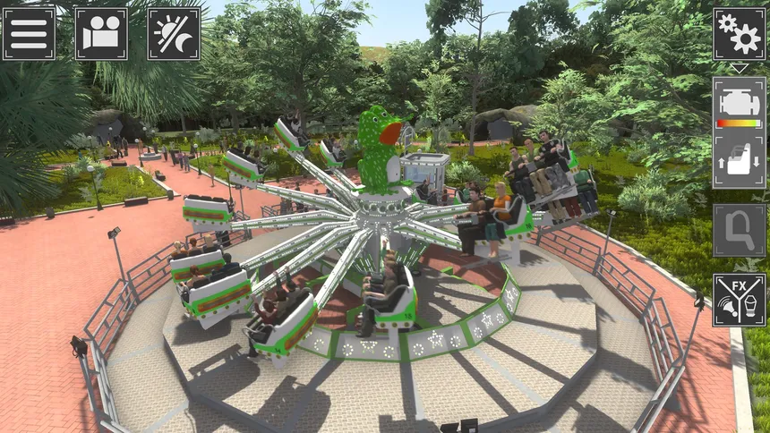 Скриншот 4 к игре Theme Park Simulator: Rollercoaster Paradise
