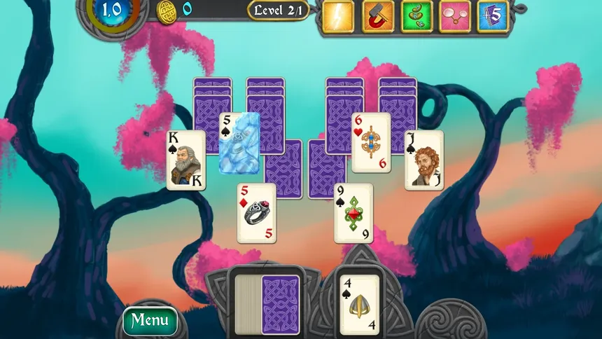 Скриншот 1 к игре Nordic Storm Solitaire