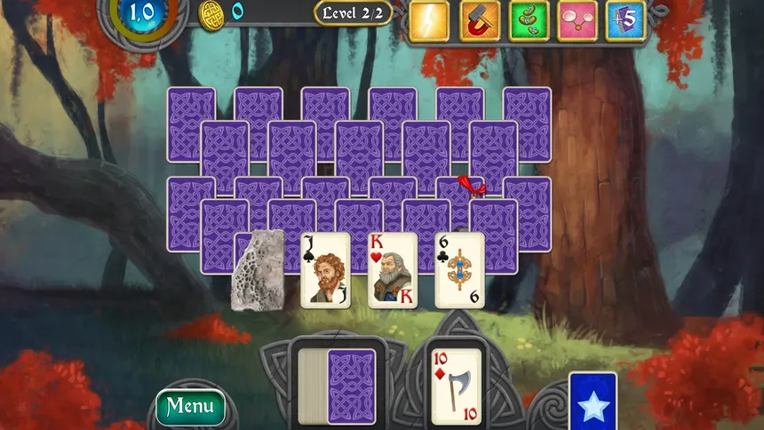 Скриншот 2 к игре Nordic Storm Solitaire