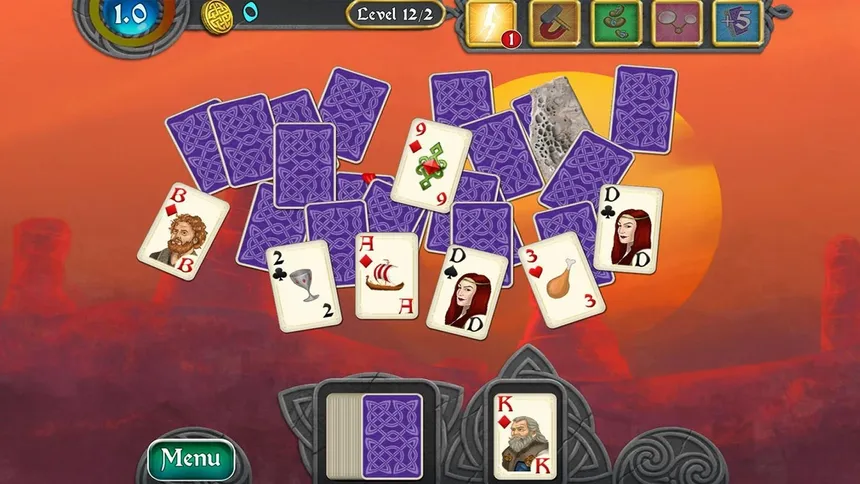 Скриншот 4 к игре Nordic Storm Solitaire