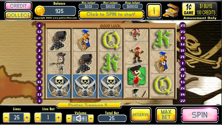 Скриншот 3 к игре Pirates Treasure II - Steam Edition