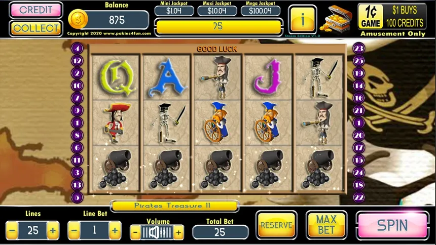 Скриншот 5 к игре Pirates Treasure II - Steam Edition