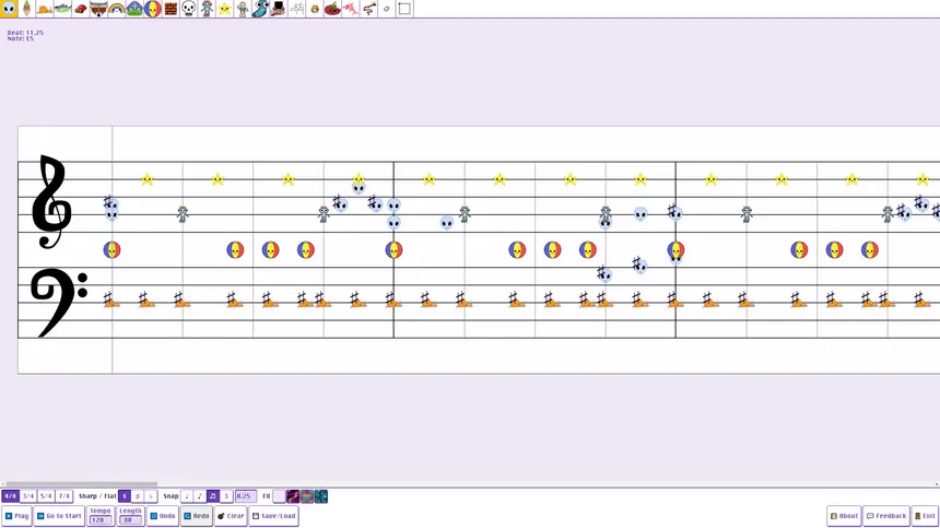 Скриншот 2 к игре DanielX.net Paint Composer