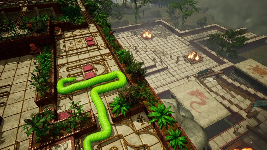 Скриншот 2 к игре Temple Of Snek