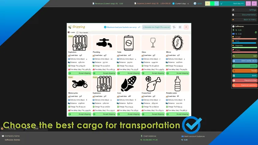 Скриншот 1 к игре Freight Simulator
