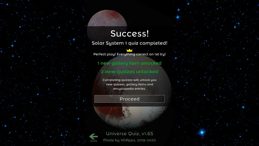 Скриншот 4 к игре Universe Quiz