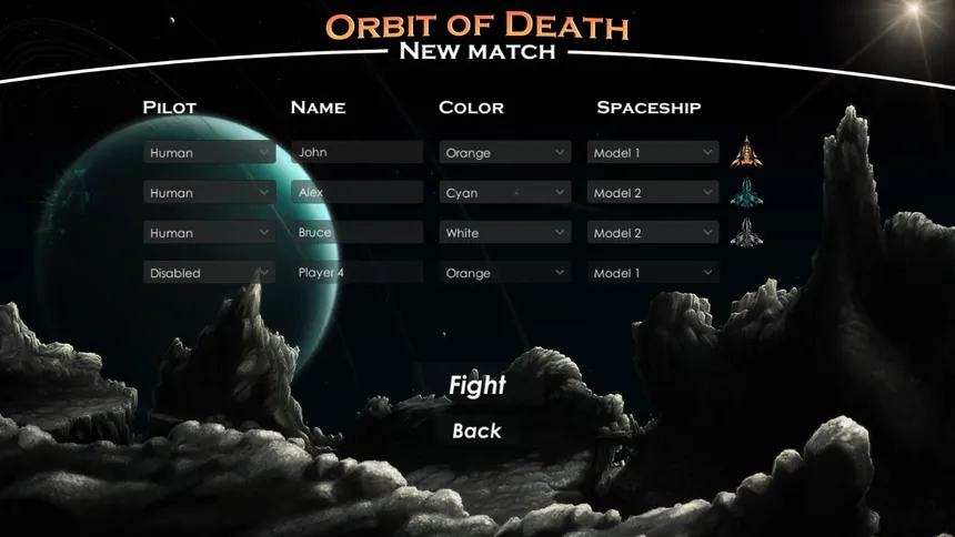 Скриншот 1 к игре Orbit of Death