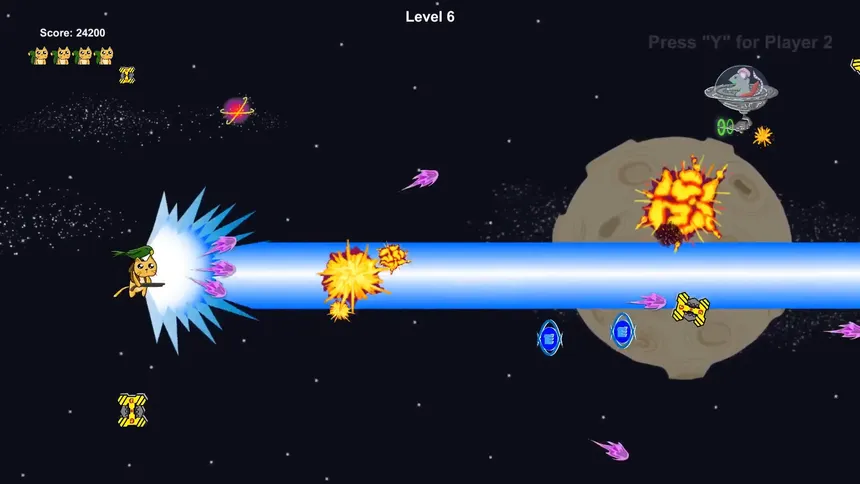 Скриншот 4 к игре Memeow &amp; Comodore: Reloaded