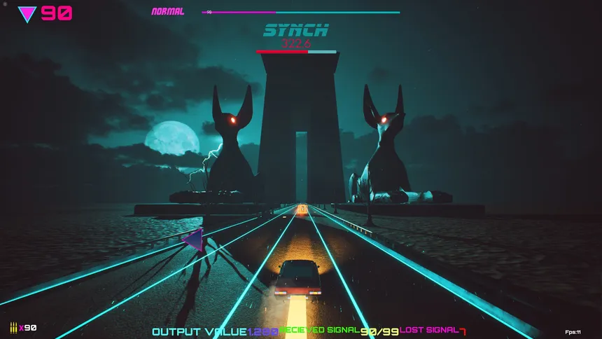 Скриншот 8 к игре Rhythmic Retro Racer