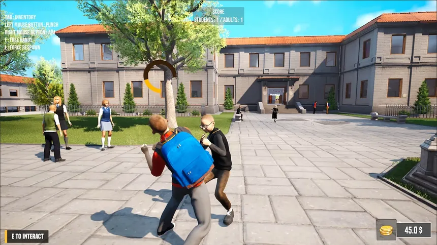 Скриншот 1 к игре Bad Guys at School