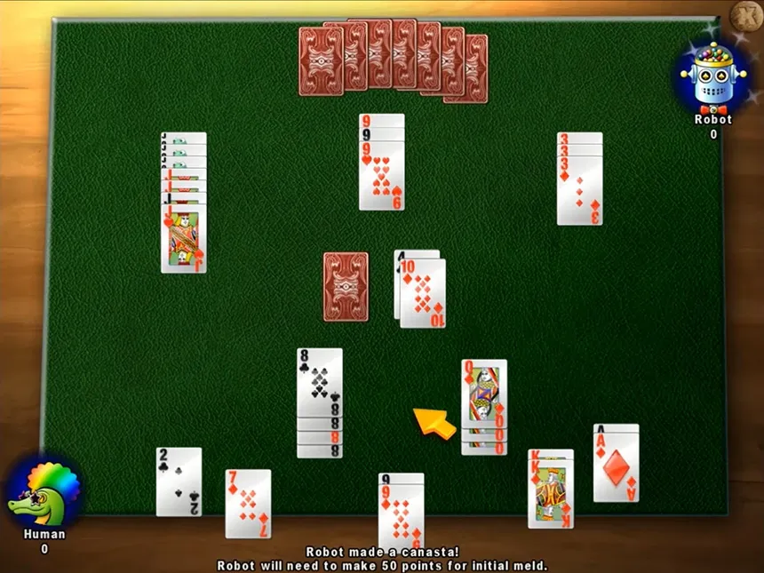 Скриншот 1 к игре Classic Card Game Canasta