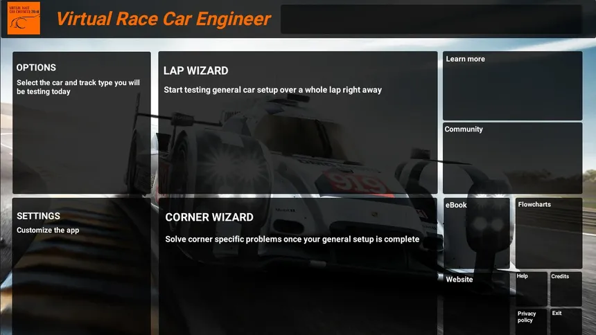 Скриншот 1 к игре Virtual Race Car Engineer 2020