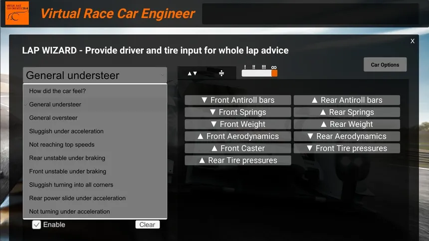 Скриншот 4 к игре Virtual Race Car Engineer 2020