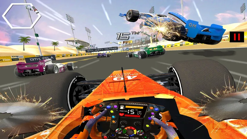 Скриншот 1 к игре Formula Car Racing Simulator