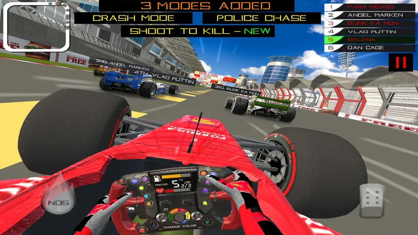 Скриншот 5 к игре Formula Car Racing Simulator