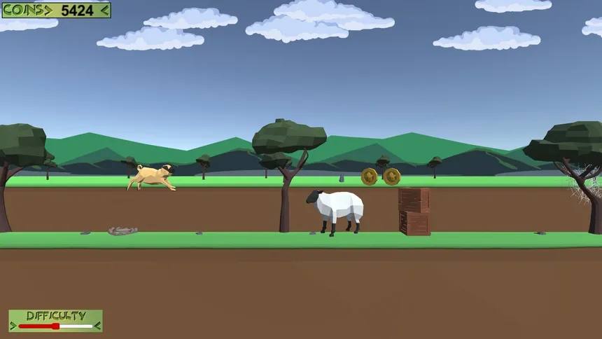 Скриншот 1 к игре Farmer Pug Dash
