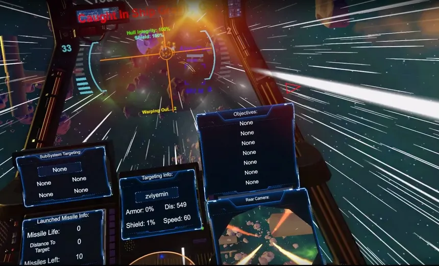 Скриншот 1 к игре Space Ranger VR
