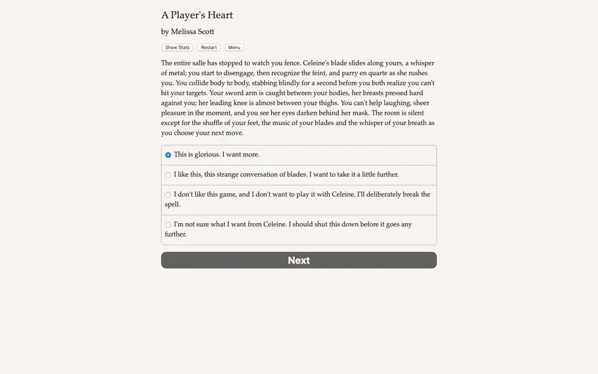 Скриншот 4 к игре A Player's Heart