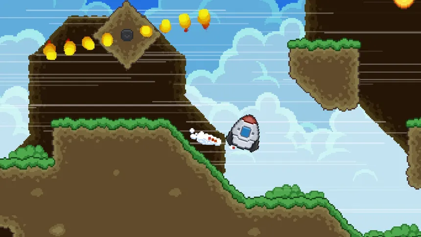 Скриншот 1 к игре Super Rocket Ride