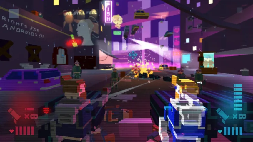 Скриншот 1 к игре Why Neon Lights Again?