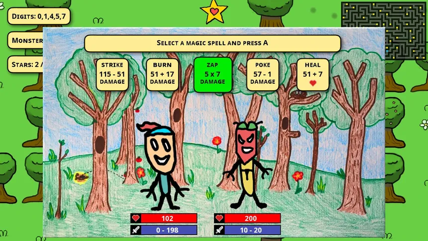Скриншот 2 к игре Forest of MATH