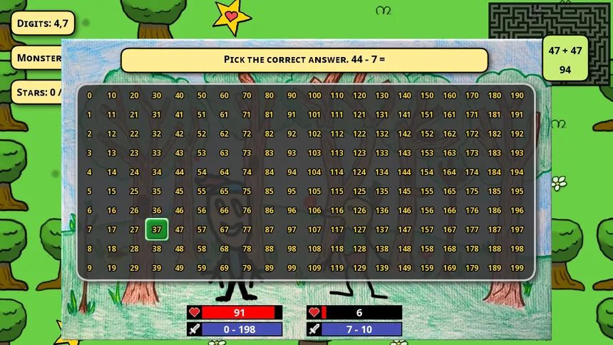 Скриншот 3 к игре Forest of MATH