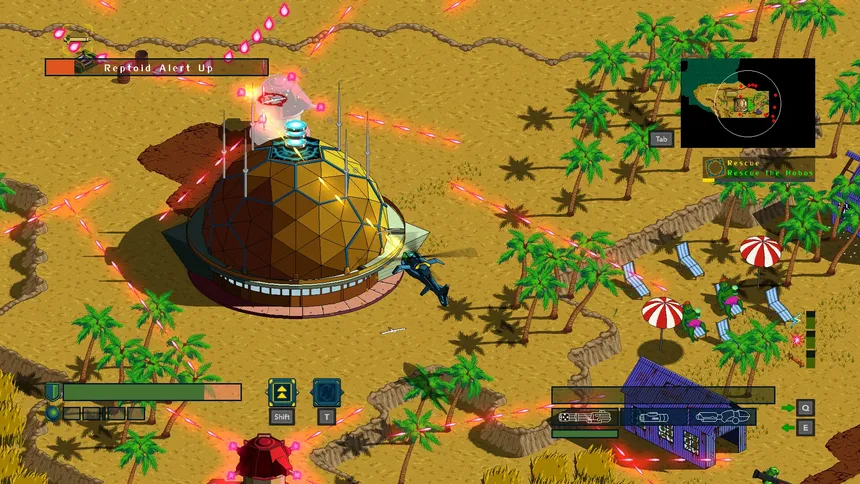 Скриншот 1 к игре Megacopter: Blades of the Goddess