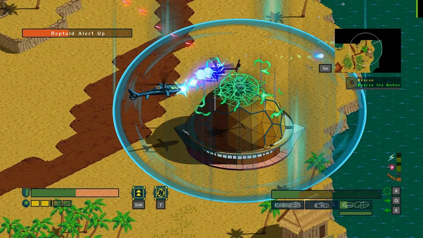 Скриншот 2 к игре Megacopter: Blades of the Goddess