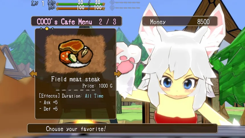 Скриншот 2 к игре Monster Girls and the Mysterious Adventure