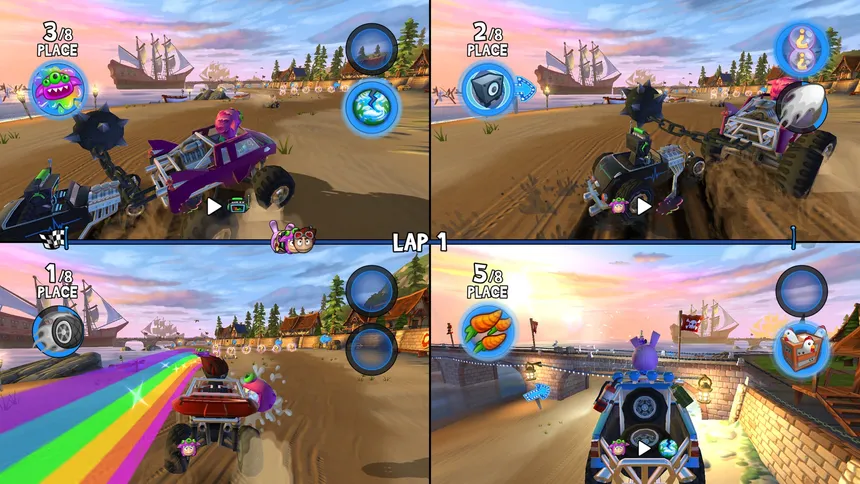 Скриншот 4 к игре Beach Buggy Racing 2: Island Adventure