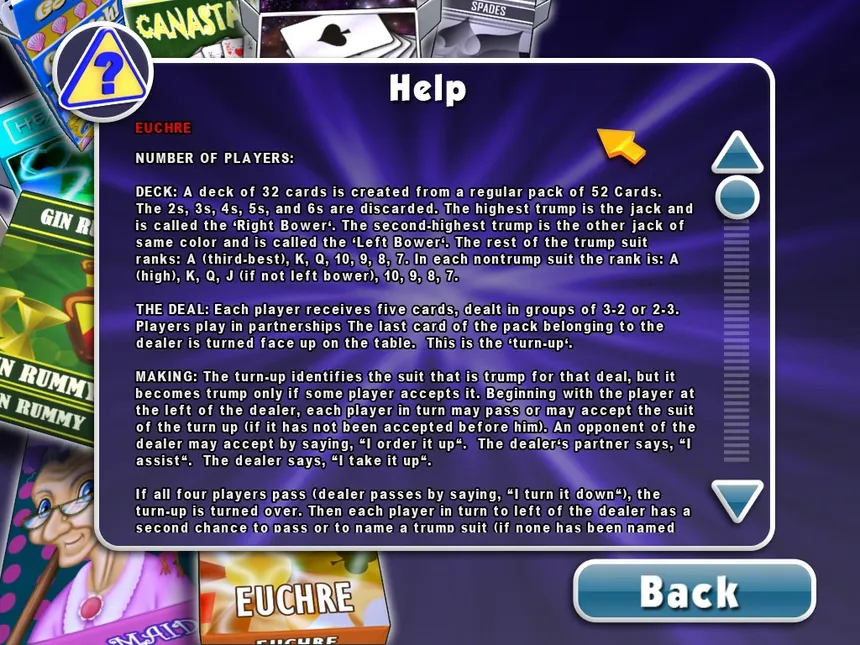Скриншот 1 к игре Classic Card Game Euchre