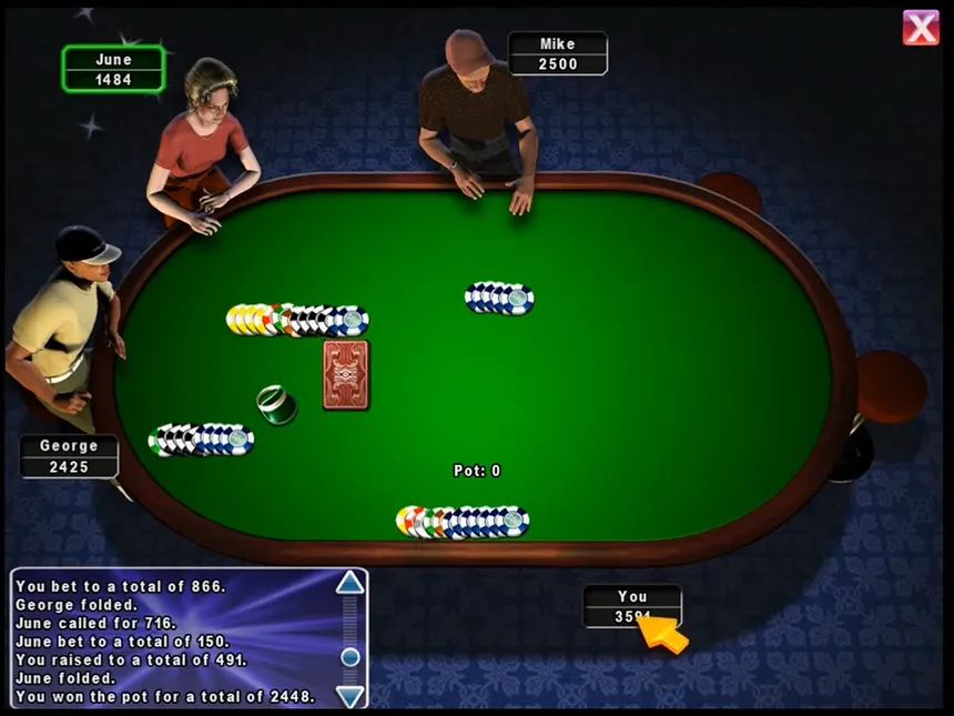 Скриншот 1 к игре Classic Card Game Poker Pack