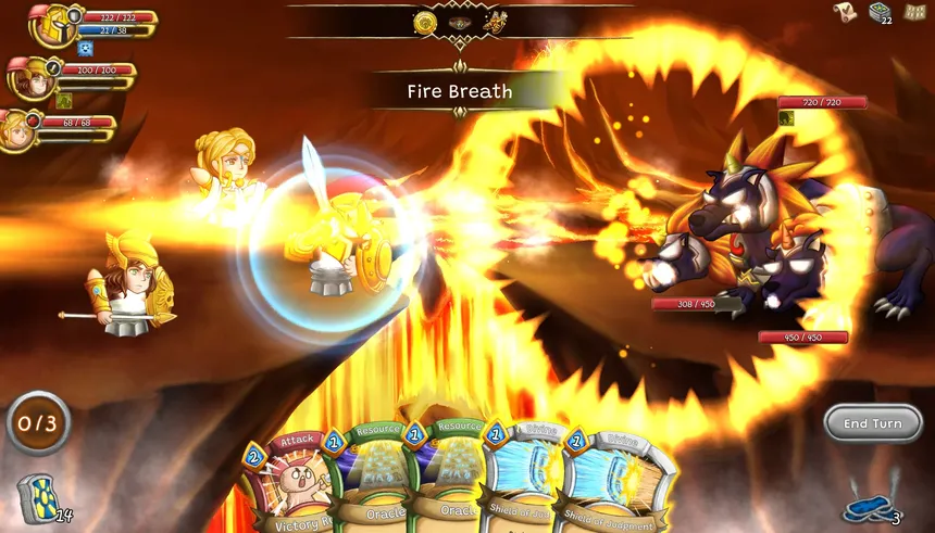Скриншот 1 к игре Cardnarok: Raid with Gods