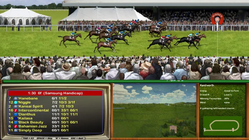 Скриншот 2 к игре Starters Orders Classic Horse Racing