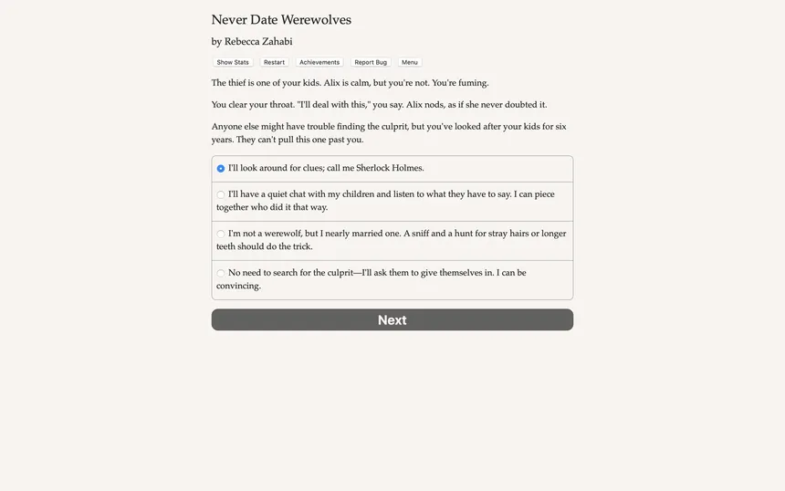 Скриншот 6 к игре Never Date Werewolves