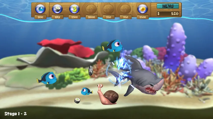 Скриншот 3 к игре Shark In Aquarium