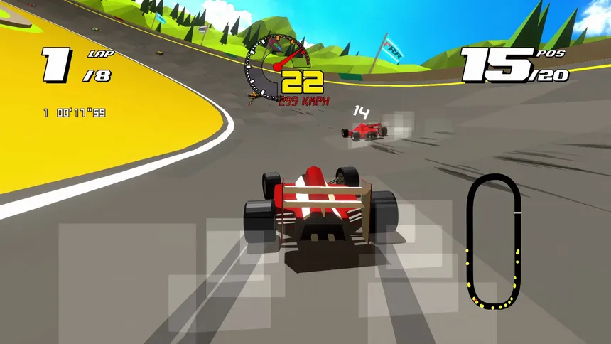 Скриншот 2 к игре Formula Retro Racing