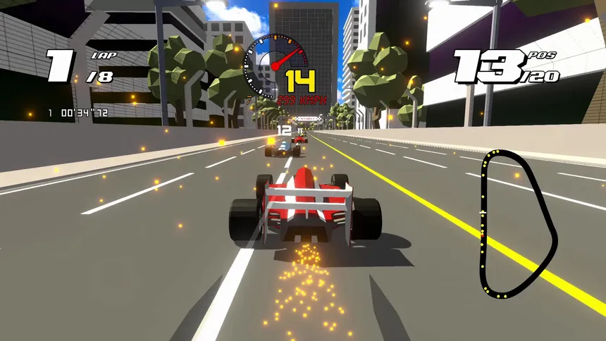 Скриншот 3 к игре Formula Retro Racing