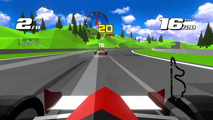 Скриншот 5 к игре Formula Retro Racing