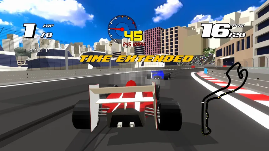 Скриншот 8 к игре Formula Retro Racing