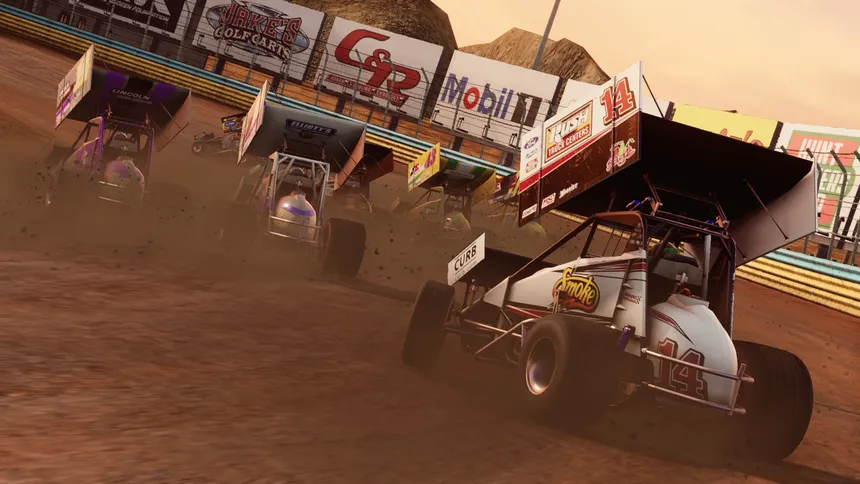 Скриншот 4 к игре Tony Stewart's Sprint Car Racing