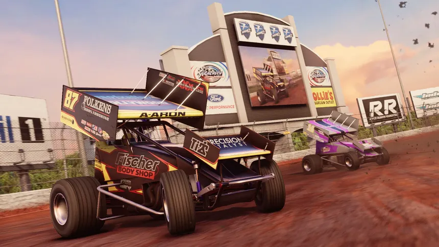 Скриншот 6 к игре Tony Stewart's Sprint Car Racing